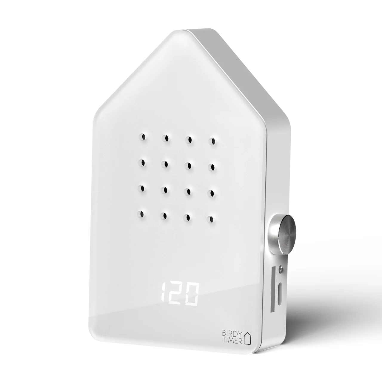 Front view of the Birdytimer White
