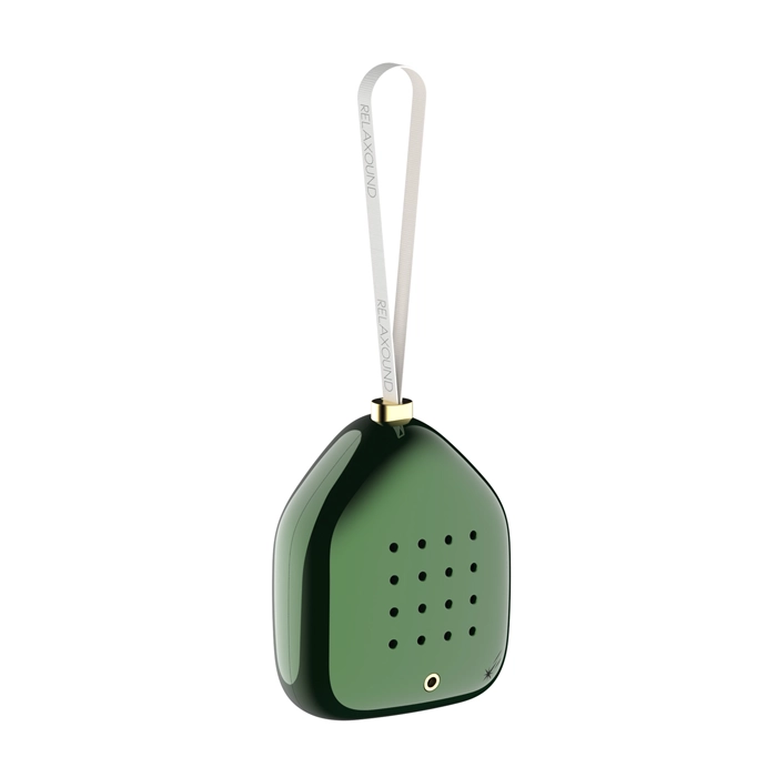Side of the Green Sparkles Jingle Bells acoustic ornament